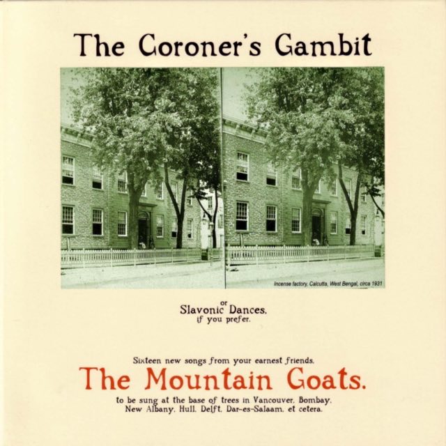 Mountain Goats, The - The Coroner's Gambit LP