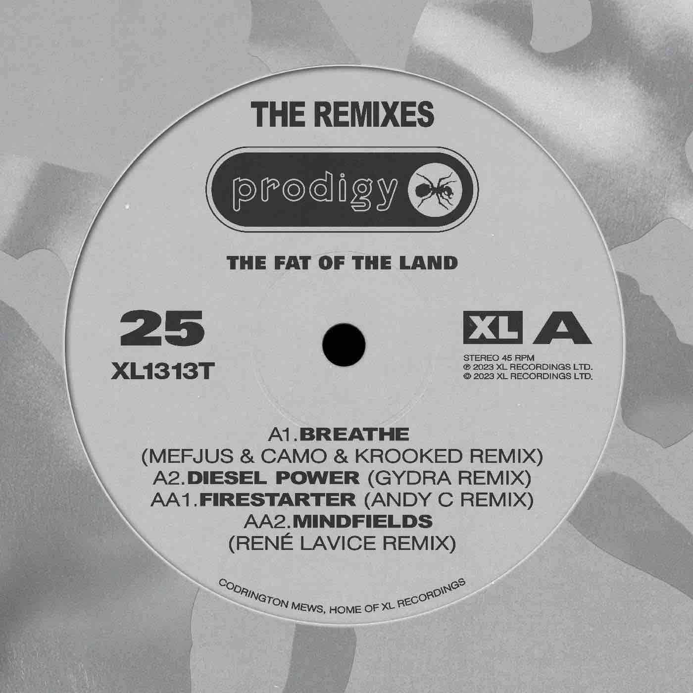 Prodigy, The - The Fat of The Land 25th Anniversary - Remixes LP