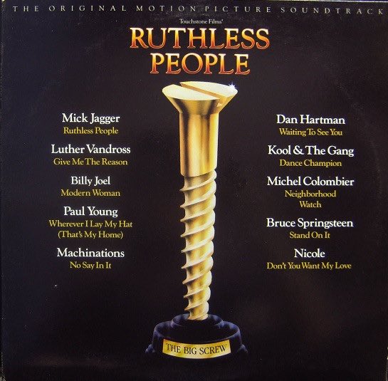 Soundtrack: Ruthless People (The Original Motion Picture Soundtrack) LP