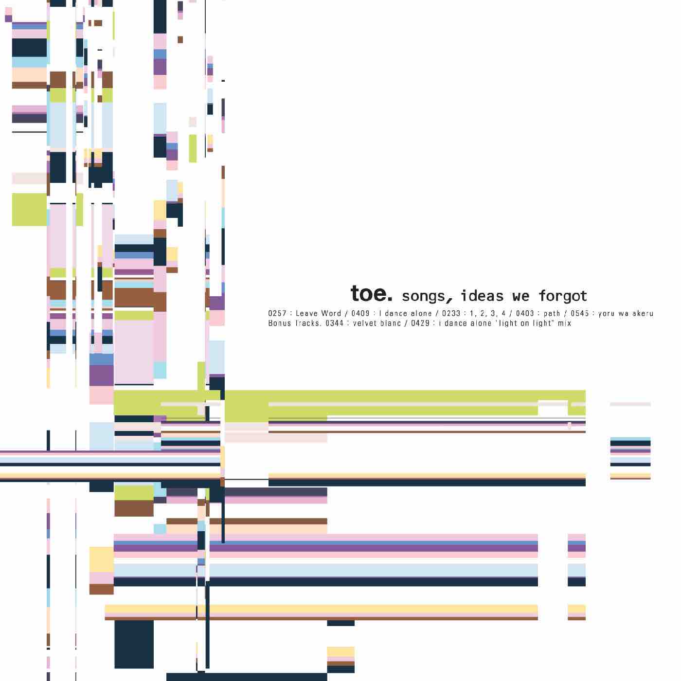 Toe - Songs, Ideas We Forgot LP